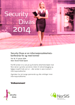 Security Divas program 2014