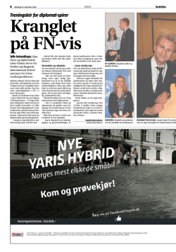 Artikkelen i Budstikka 10. november 2014.