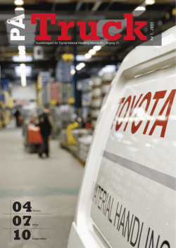 Les bladet her - Toyota Material Handling Norway