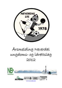 Årsmelding Neverdal ungdoms- og idrettslag 2012
