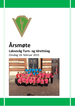 Årsmelding LTI – 2014 - Laksevåg Turn og Idrettslag