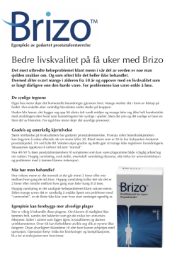 Bedre livskvalitet på få uker med Brizo