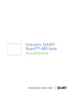 SMART Board 480 interactive whiteboard user`s guide