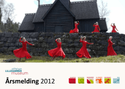 Lillehammer museum - Årsmelding 2012