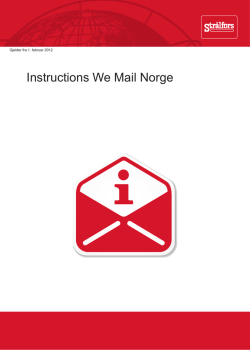 Instructions We Mail Norge