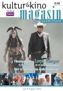 Lone Ranger - Hjertnes Kino og Kulturhus