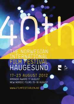 2012 - Filmfestivalen i Haugesund