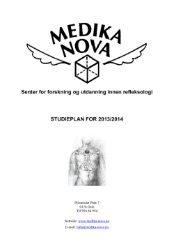 studieplanen - Medika Nova
