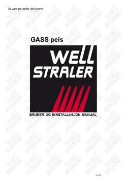 Wellstraler Manual installasjon