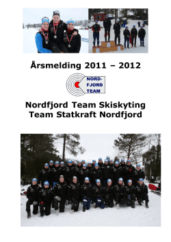 2011/2012 - NordfjordTeam