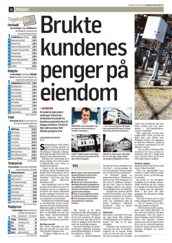 Les hele artikkelen i Dagens Næringsliv