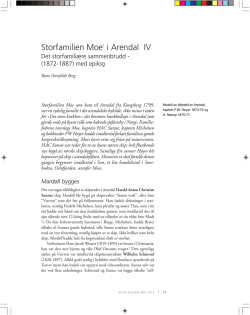 Storfamilien Moe i Arendal IV - Rune Arenfeldt Berg - Aust