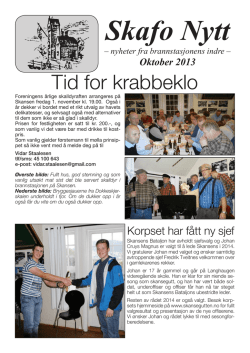 Tid for krabbeklo - Skansens Bataljon