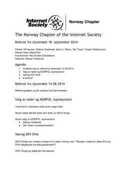 The Norway Chapter of the Internet Society