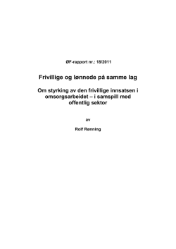Last ned PDF - Østlandsforskning