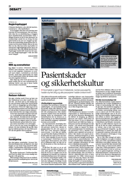 Stavanger Aftenblad, 15/11/2011