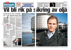 ASEON - Artikkel i Rogalands Avis