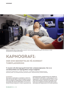 KAPNOGRAFI: - Ambulanseforum