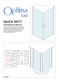 QUICK RETT - Optima Bad