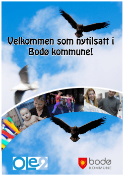 Velkommen som nytilsatt i Bodø kommune!
