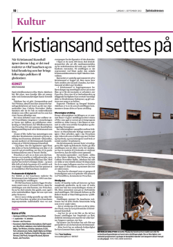 Artikkel Kristiansand Kunsthall