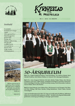 2014 nr. 4 - Ål kyrkjelege fellesråd