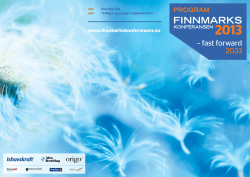 Program - Finnmarkskonferansen