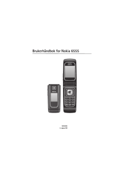Brukerhåndbok for Nokia 6555