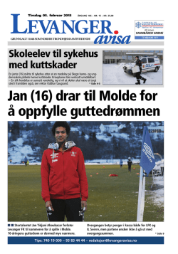 Jan (16) drar til Molde for å oppfylle guttedrømmen