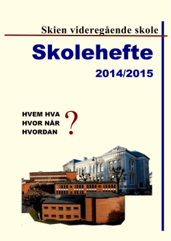 2014/2015 Skien videregående skole