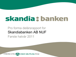 Skandiabanken AB NUF