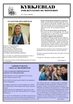 Kyrkjeblad 2014-3 - Rennesøy kyrkjelege fellesråd > Forside