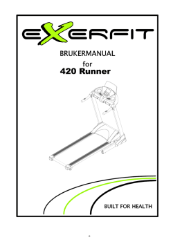 EXERFIT 420 runner