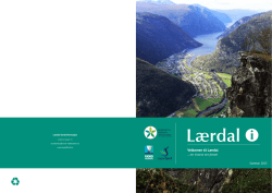 Velkomen til Lærdal - Norsk Villakssenter