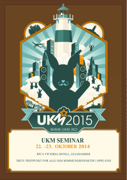 UKM seminar 2014 Invitasjon