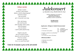 Julekonsert - Kjøkkelvik Skoles Musikkorps