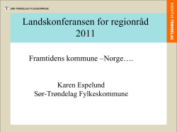 Framtidens kommune-Norge - Karen Espelund