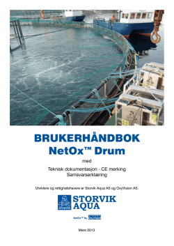 Brukermanual for NetOx Drum 200, 300 og 600