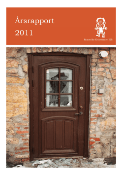 Årsrapport 2011 - Romerike Krisesenter