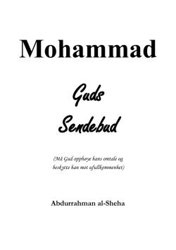 Mohammad, Guds Sendebud