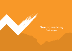Nordic Walking-brosjyre
