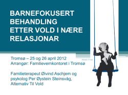 Tromsø 25.-26. april 2012