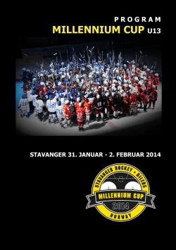 MILLENNIUM CUP U13 - Stavanger Hockey Games
