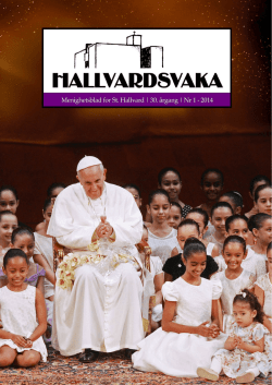 HALLVARDSVAKA Nr. 1/2014 - St. Hallvard