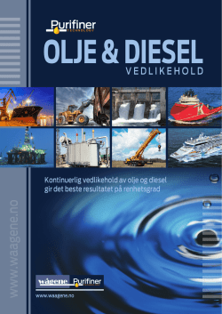 olje & diesel - Wågene Purifiner Technology AS