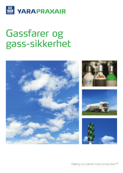 Gassfarer og gass-sikkerhet