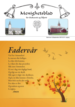 Fadervår - Åfjord - Den norske kirke