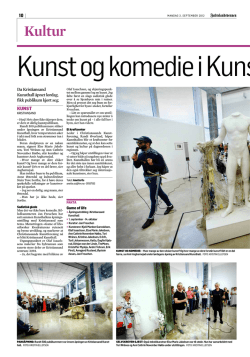 Åpning kunsthallen - Kristiansand Kunsthall