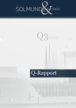 Q-Rapport - Solmunde & Partners
