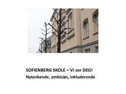 Nytenkende - Sofienberg skole